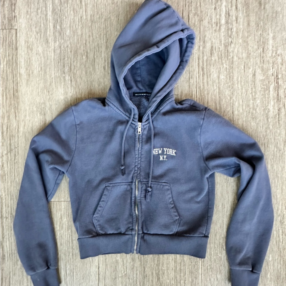 Brandy Melville New York Cropped Jacket